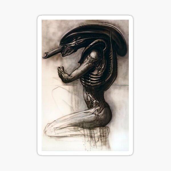 Item preview, hans ruedi giger surrealism art designed and sold by The art world.