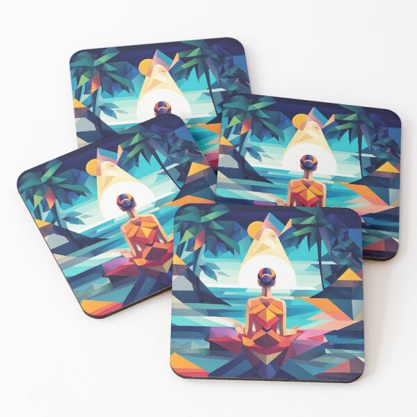 Item preview, Mindful Cubism. Tropical Edition #2.  designed and sold by TheMindfulExpat.