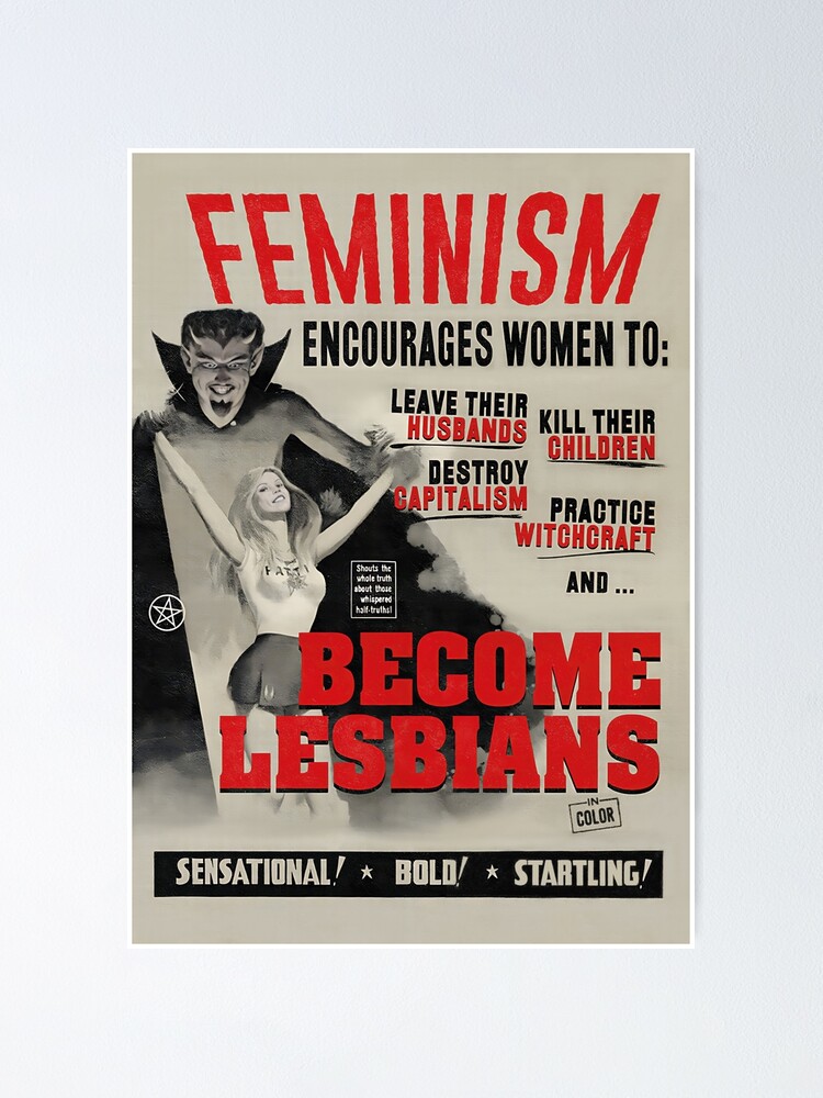 Thumbnail 1 of 3, Poster, Feminism Encourages Women To designed and sold by FeminismArt.