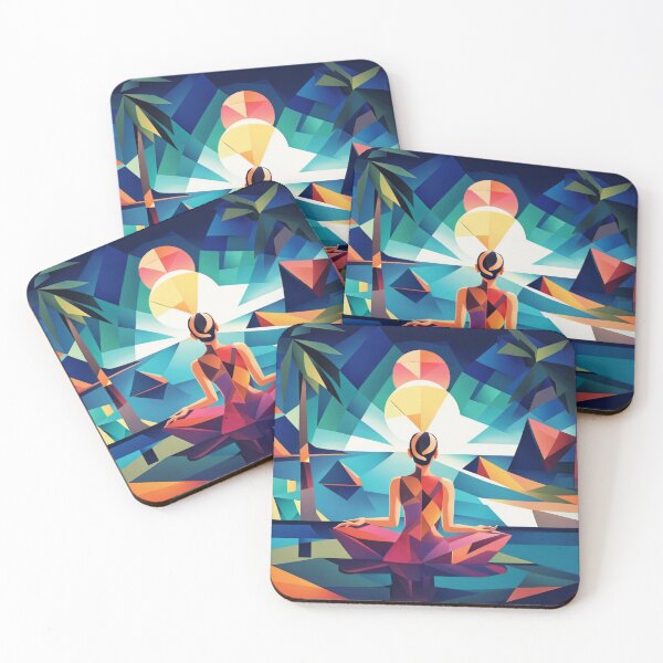 Item preview, Mindful Cubism. Tropical Edition #3 designed and sold by TheMindfulExpat.