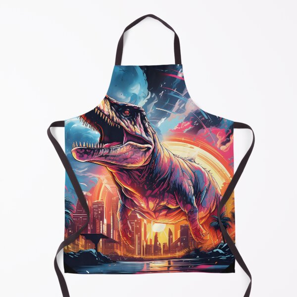 Item preview, Nebular ethereal futuristic city with dinosaurs designed and sold by AI-Only Creations.