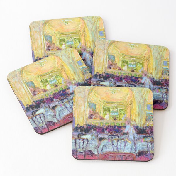 Item preview, Parisian Café, Montmartre, Paris 1912 Edouard Vuillard designed and sold by RocketshipRetro.