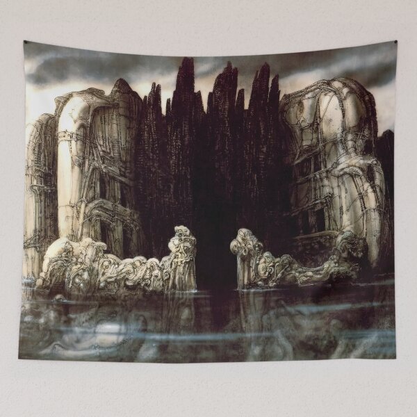 Item preview, hans ruedi giger surrealism art designed and sold by The art world.