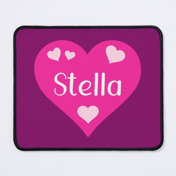 Item preview, Stella Name Pink Heart  designed and sold by Jeallan Designs.