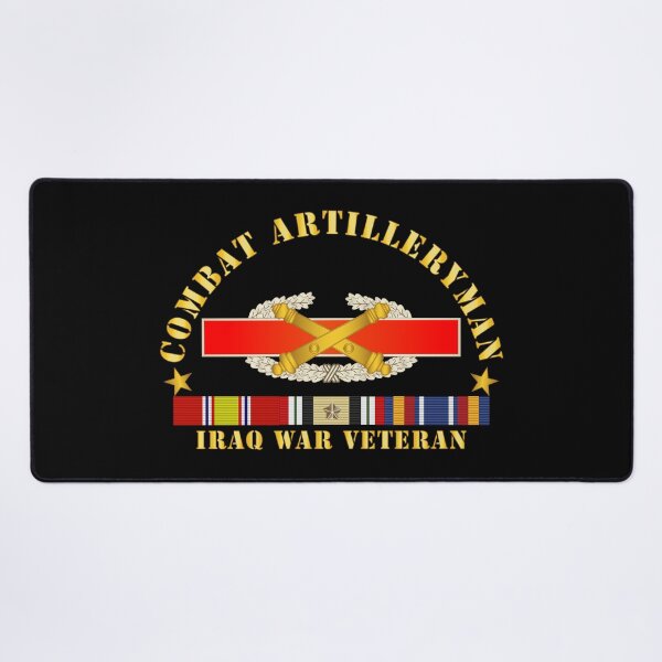 Item preview, Army - Combat Artilleryman Badge - Iraq War Vet w SVC designed and sold by Military Insignia Products.