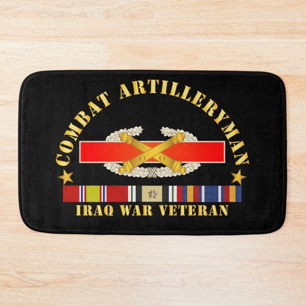 Item preview, Army - Combat Artilleryman Badge - Iraq War Vet w SVC designed and sold by Military Insignia Products.