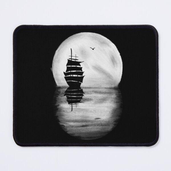 Item preview, Charcoal Drawing Sailing at Night designed and sold by Charcoalart.