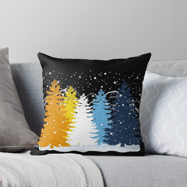 Item preview, Subtle Aroace Pride Flag Christmas Tree Forest Winter Theme Aromantic Asexual designed and sold by ontrendshirts.