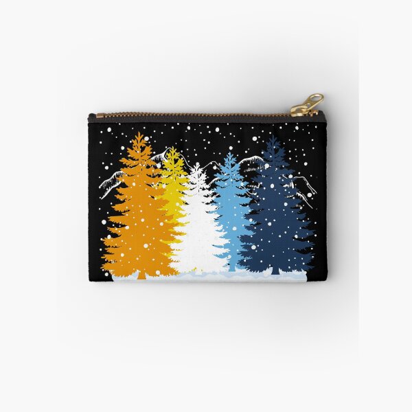 Item preview, Subtle Aroace Pride Flag Christmas Tree Forest Winter Theme Aromantic Asexual designed and sold by ontrendshirts.