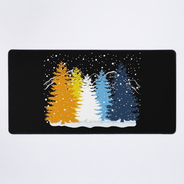 Item preview, Subtle Aroace Pride Flag Christmas Tree Forest Winter Theme Aromantic Asexual designed and sold by ontrendshirts.