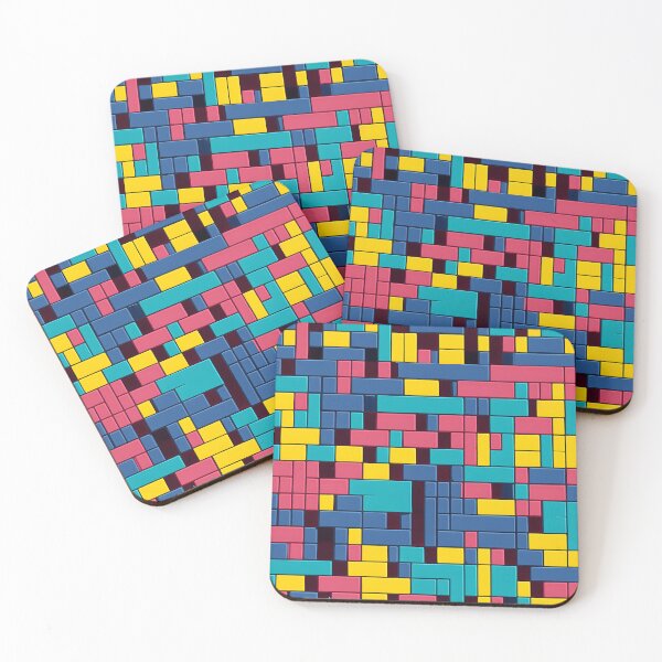 Item preview, Abstract Colorful Blocks Decorative Design designed and sold by Jollys-ArtShop.