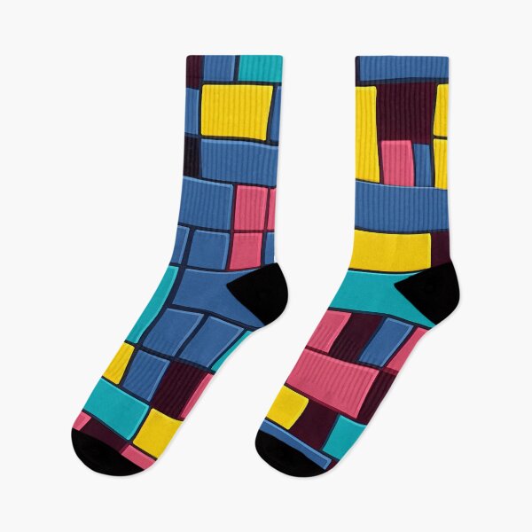 Item preview, Abstract Colorful Blocks Decorative Design designed and sold by Jollys-ArtShop.