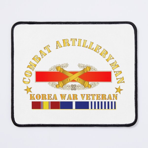 Item preview, Army - Combat Artilleryman Badge - Korea War Vet w SVC designed and sold by Military Insignia Products.