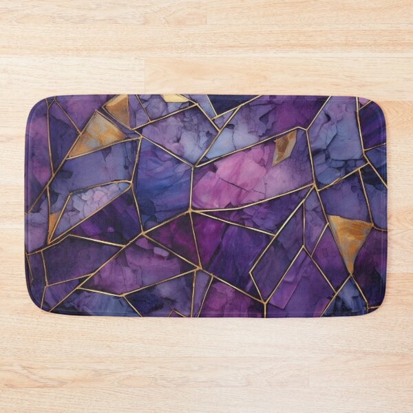 Item preview, Purple and Gold Geometric Pattern  designed and sold by GoeCentric.