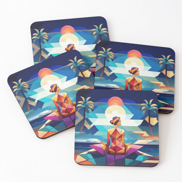 Item preview, Mindful Cubism. Tropical Edition #5 designed and sold by TheMindfulExpat.