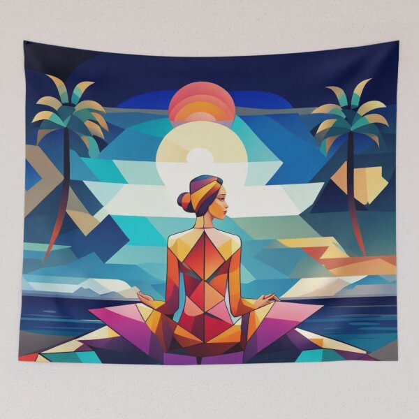 Item preview, Mindful Cubism. Tropical Edition #5 designed and sold by TheMindfulExpat.