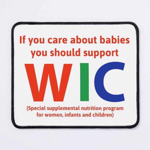 Item preview, Care about babies? Support WIC. designed and sold by Rachel the Artist .