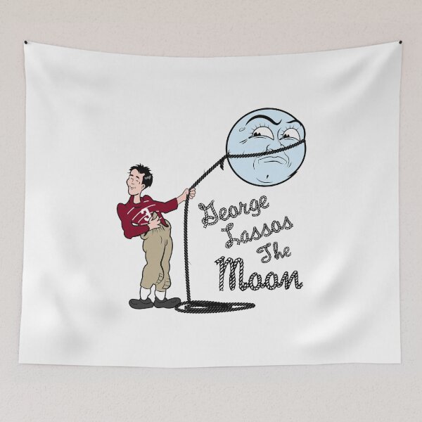 Item preview, George Bailey Lassos The Moon Wonderful Life designed and sold by The Fonsecastein Shop.