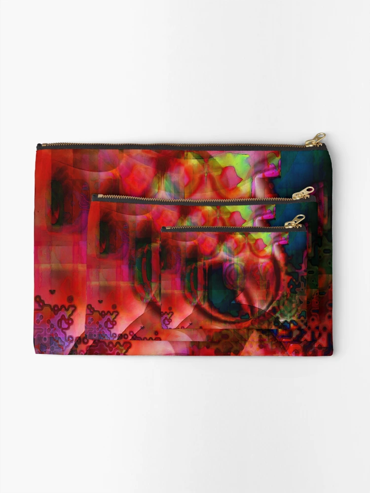 Thumbnail 2 of 4, Zipper Pouch, Overwhelming Passions designed and sold by Elizabeth Austin-Craig.