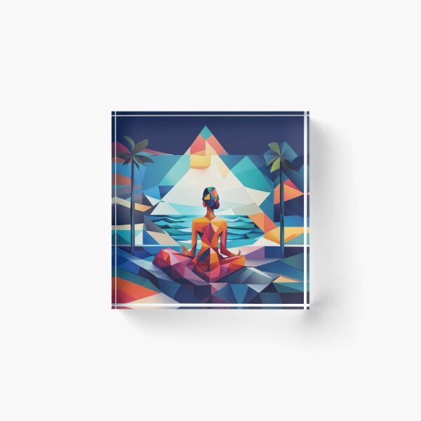 Item preview, Mindful Cubism. Tropical Edition #7 designed and sold by TheMindfulExpat.