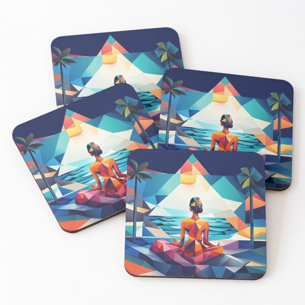 Item preview, Mindful Cubism. Tropical Edition #7 designed and sold by TheMindfulExpat.