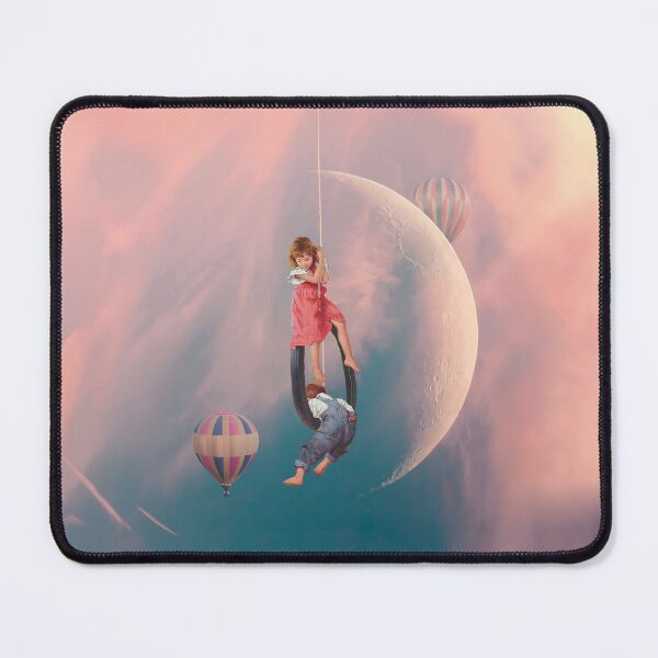Item preview, Boy and girl on the chemtrail swing designed and sold by Wheelpics.