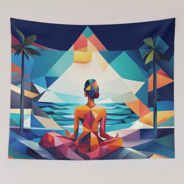 Item preview, Mindful Cubism. Tropical Edition #7 designed and sold by TheMindfulExpat.