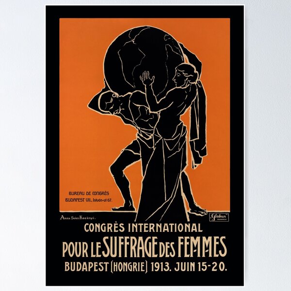 Item preview, Suffragette Poster designed and sold by FeminismArt.