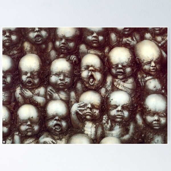 Item preview, hans ruedi giger surrealism art designed and sold by The art world.