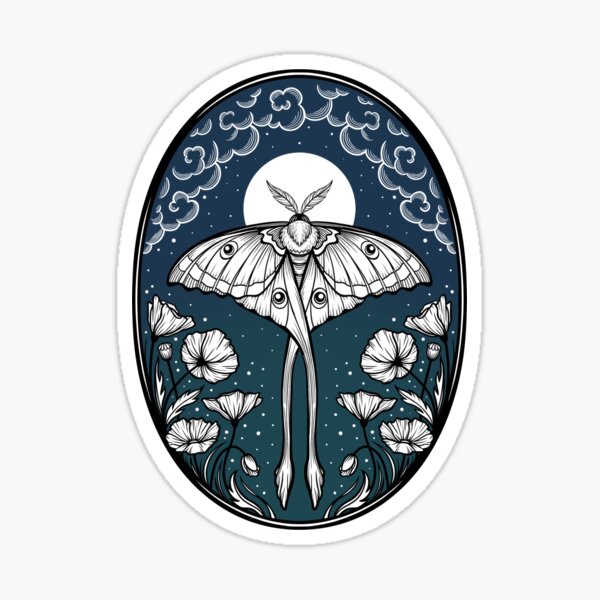 Aperçu de l'œuvre Papillon lunaire créée et vendue par Studioao.