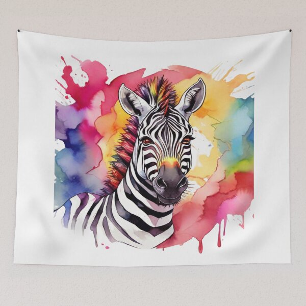 Item preview, Powerful Colorful Zebra designed and sold by vuslatmedia.