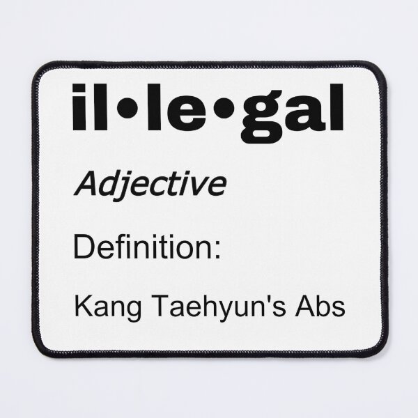 Item preview, Kang Taehyung's Abs are ilegal designed and sold by HYYH Enthusiast.