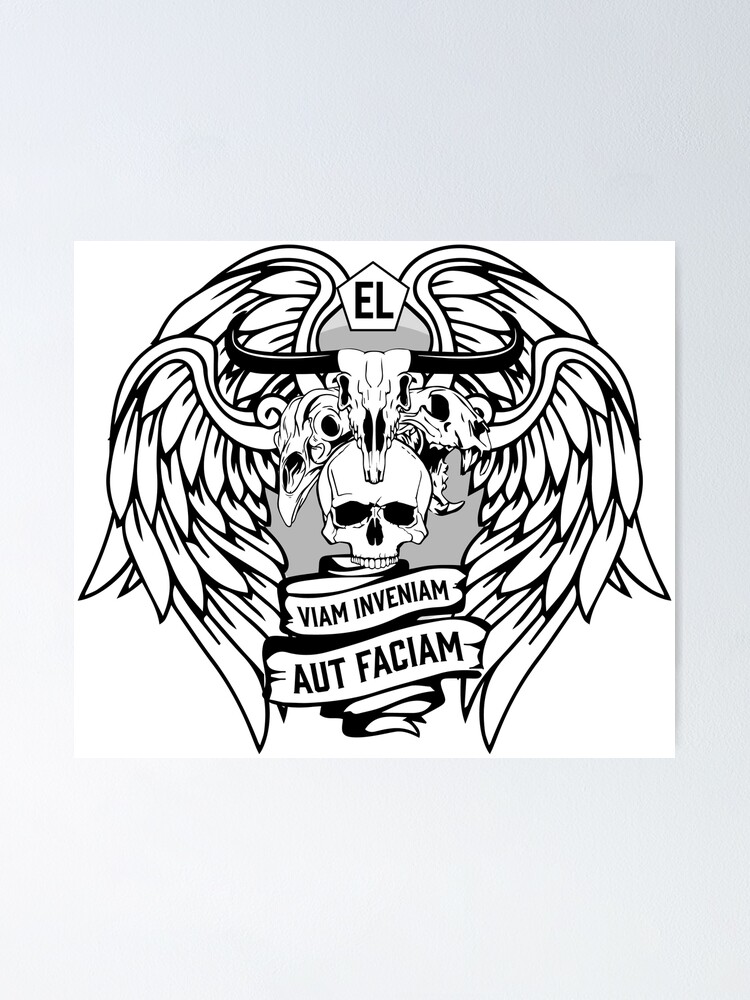 "Elysian Legion AllSections Logo" Poster for Sale by UndeadBBQ Redbubble