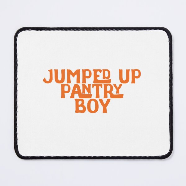Item preview, Jumped Up Pantry Boy - Hot Orange Font designed and sold by SorryFrog.