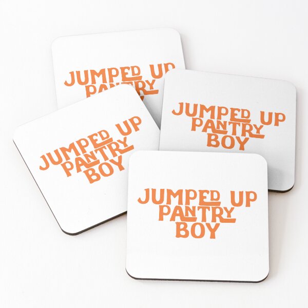 Item preview, Jumped Up Pantry Boy - Hot Orange Font designed and sold by SorryFrog.