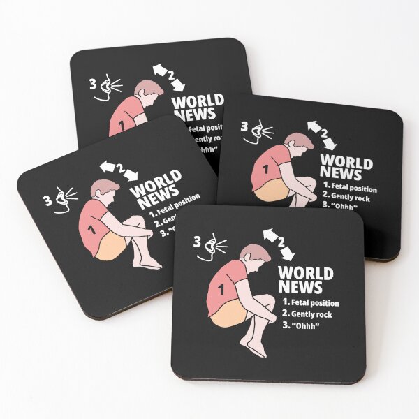 Item preview, World News - Therapy Humor designed and sold by Cuckoorico.