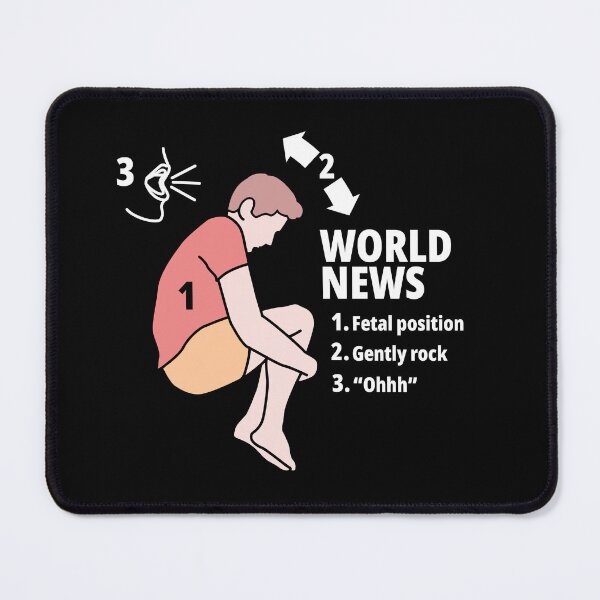 Item preview, World News - Therapy Humor designed and sold by Cuckoorico.