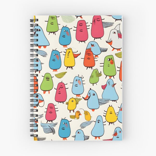 Item preview, Colourful birds seamless pattern designed and sold by ArtByNRJ.
