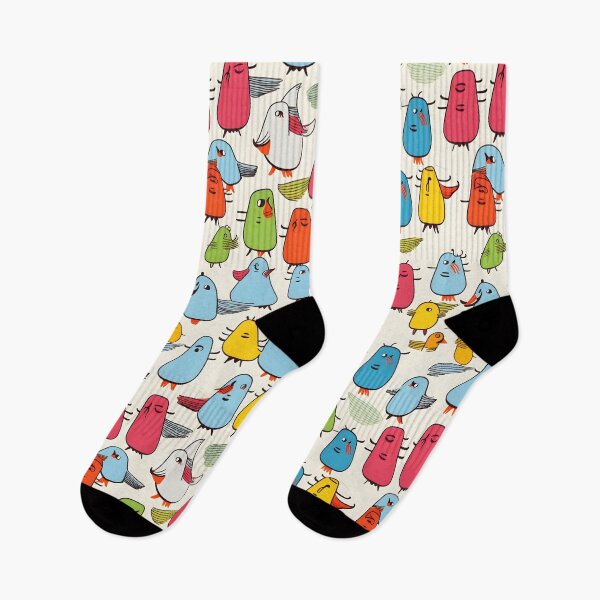 Item preview, Colourful birds seamless pattern designed and sold by ArtByNRJ.