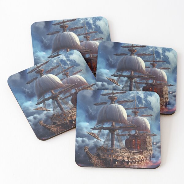 Item preview, Pirate Ship on Outer Space designed and sold by hermeneutic.