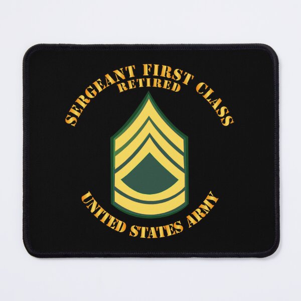 Item preview, Army - Sergeant First Class - Retired designed and sold by Military Insignia Products.