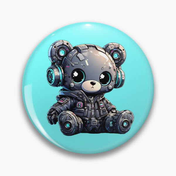 Item preview, Cyberpunk Robot Bear! designed and sold by kukamatsu.