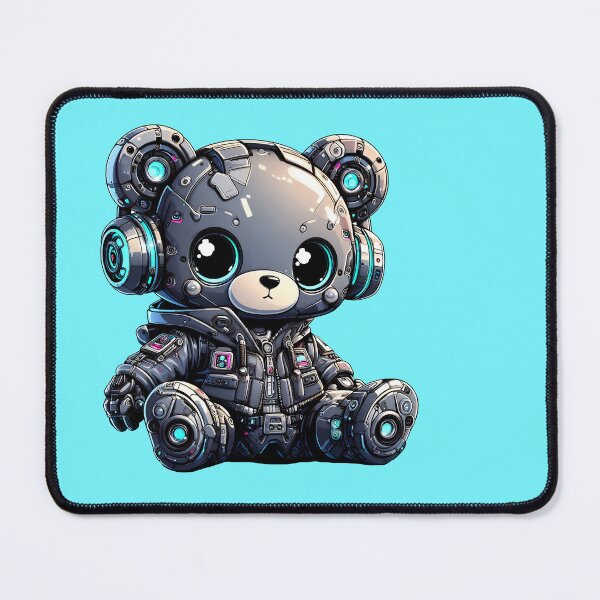 Item preview, Cyberpunk Robot Bear! designed and sold by kukamatsu.