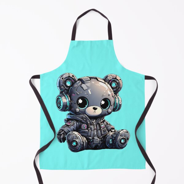 Item preview, Cyberpunk Robot Bear! designed and sold by kukamatsu.