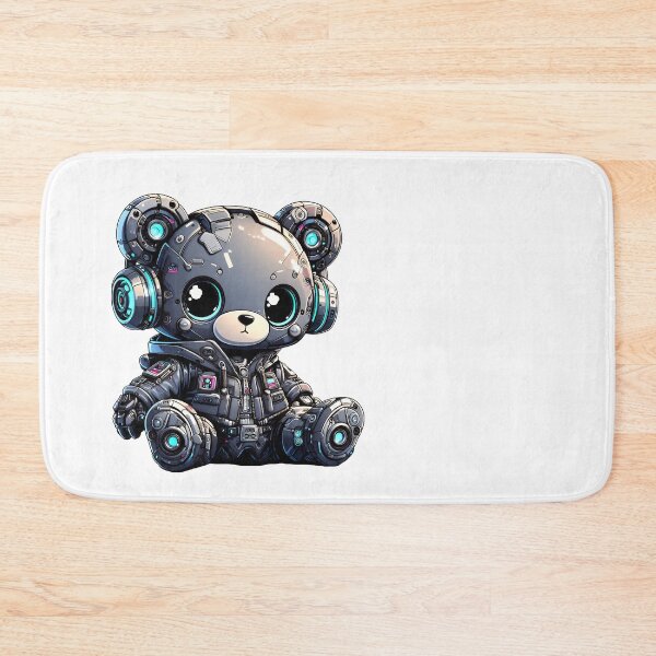 Item preview, Cyberpunk Robot Bear! designed and sold by kukamatsu.
