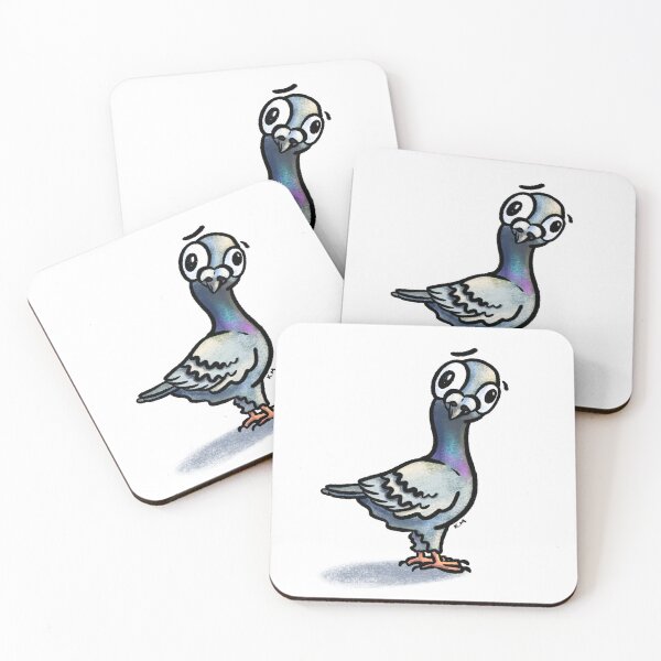 Item preview, Confused pigeon designed and sold by Kendra Malcolm.