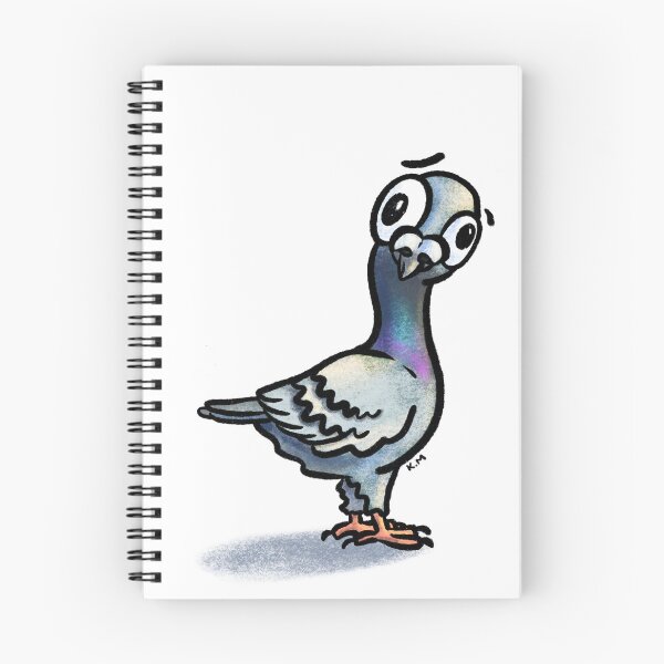 Item preview, Confused pigeon designed and sold by Kendra Malcolm.