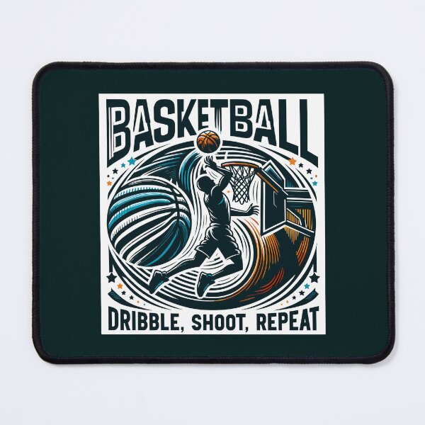 Item preview, Basketball - Dribble, Shoot, Repeat designed and sold by Bratak.