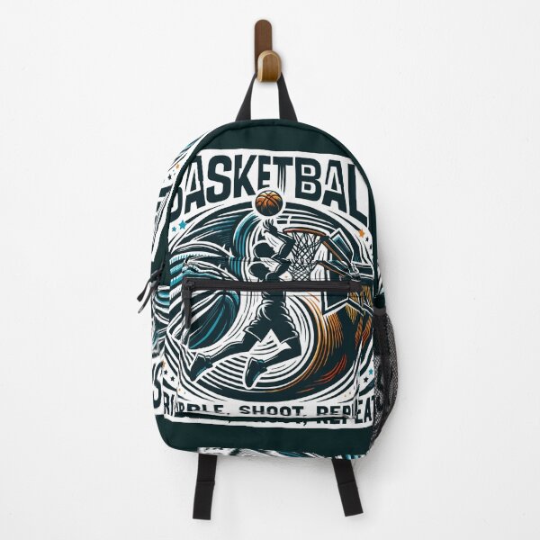 Item preview, Basketball - Dribble, Shoot, Repeat designed and sold by Bratak.