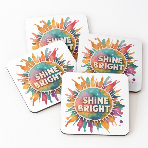 Item preview, Shine Bright - Vibrant Multicolored T-Shirt designed and sold by Attire mukashaf.